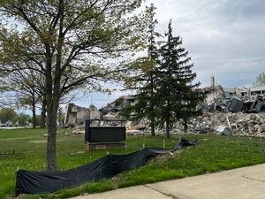 One down, one to go -- Renwood Elementary School next after Parma High School demolition: Photos