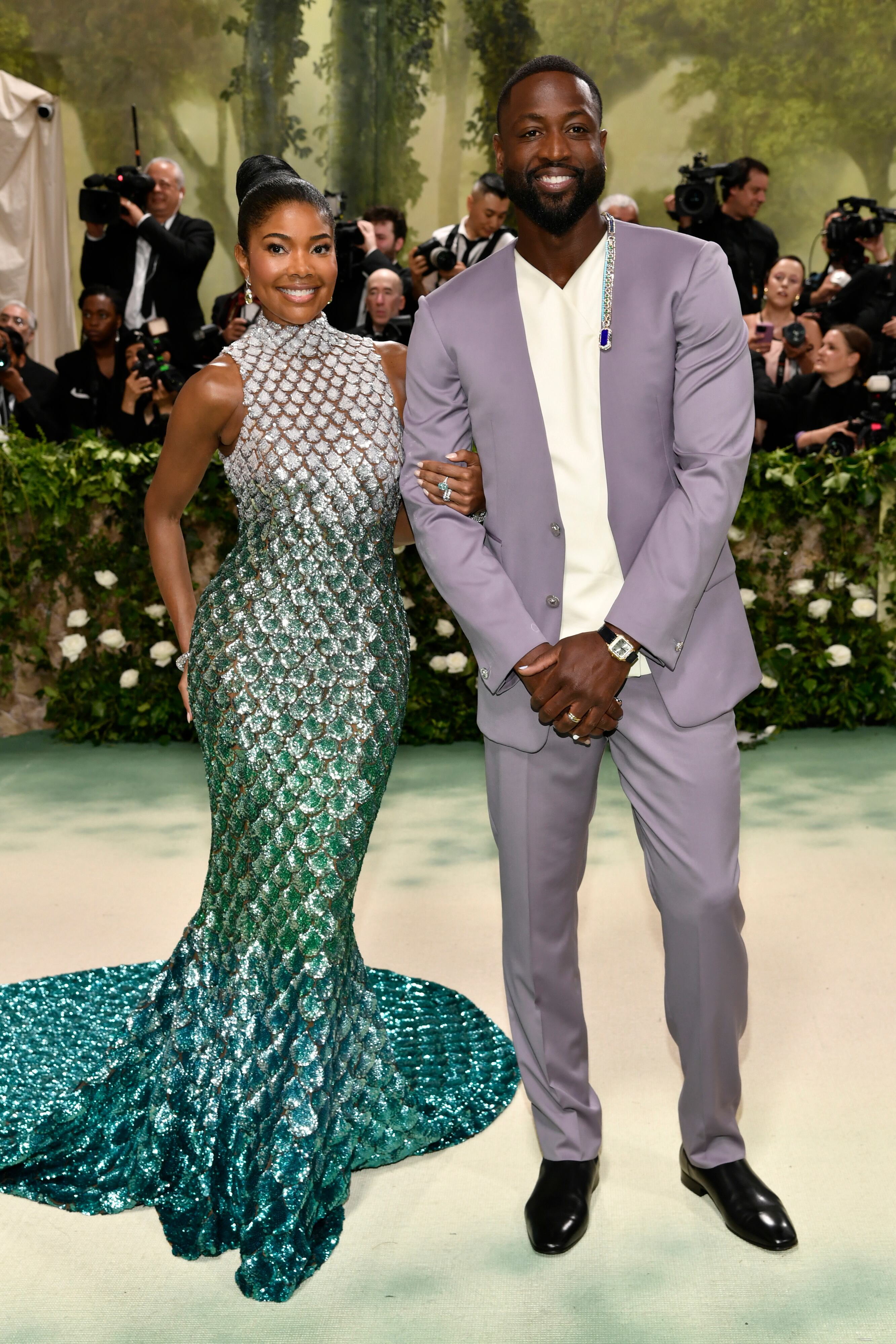 Gabrielle Union, left, and Dwyane Wade attend The Metropolitan Museum of Art's Costume Institute benefit gala celebrating the opening of the 
